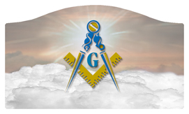 DASHELL-370-BZ Masonic Lodge Clouds Bronze